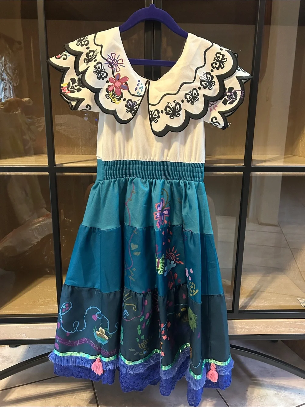 Colorful Floral Disney Mirabel Dress size 5/6